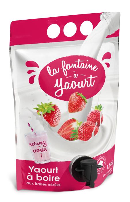 Smurfit Kappa and YéO launch a yoghurt drink packaged in Pouch-Up